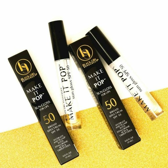 Black Girl Sunscreen - MAKE IT POP ™️ 50 SPF Lip Gloss - Picture 6 of 7